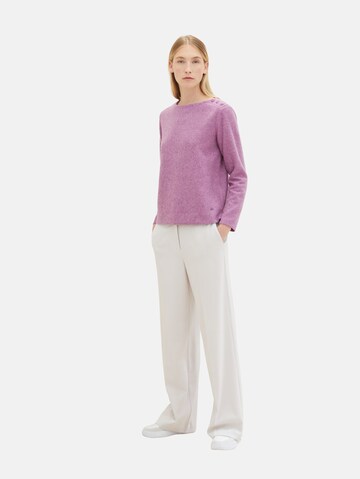 TOM TAILOR Sweater in Purple