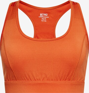 myMo ATHLSR Bralette Sports Bra in Orange: front