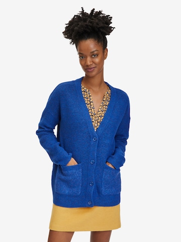 Cartoon Casual-Strickjacke mit Knopfleiste in Blau: predná strana