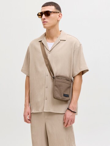 Comfort Fit Cămașă 'JJEHarrison' de la JACK & JONES pe gri: față