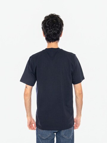 Carhartt WIP Koszulka 'S/S Script T-Shirt Deep Night / Palisander' w kolorze niebieski