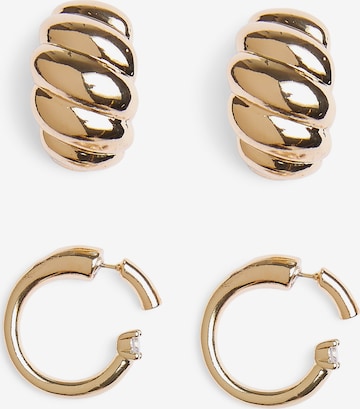 PIECES Earrings 'DUNA' in Gold: front