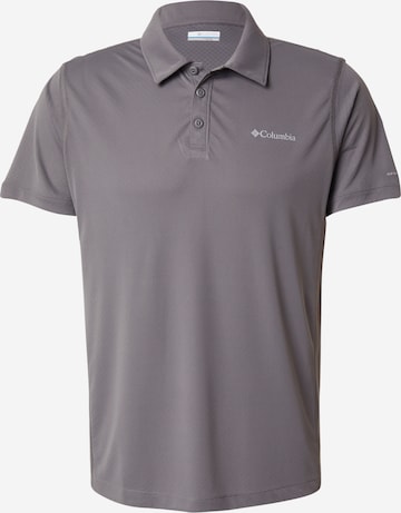 COLUMBIA Toiminnallinen paita 'Zero Rules' värissä harmaa: etupuoli