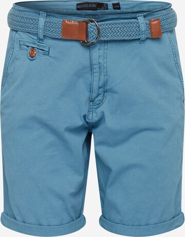 INDICODE JEANS Regular Trousers 'Conor' in Blue: front