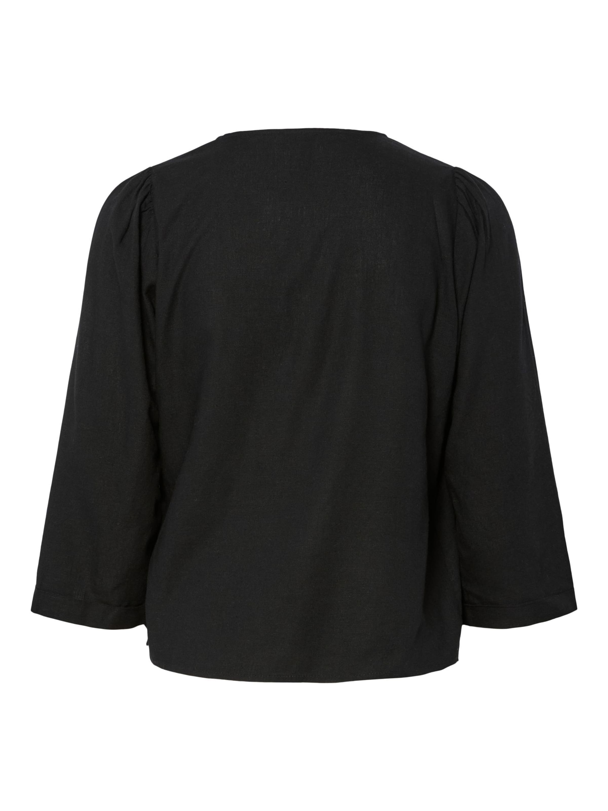 PIECES Blouse 'PCPia' in Zwart