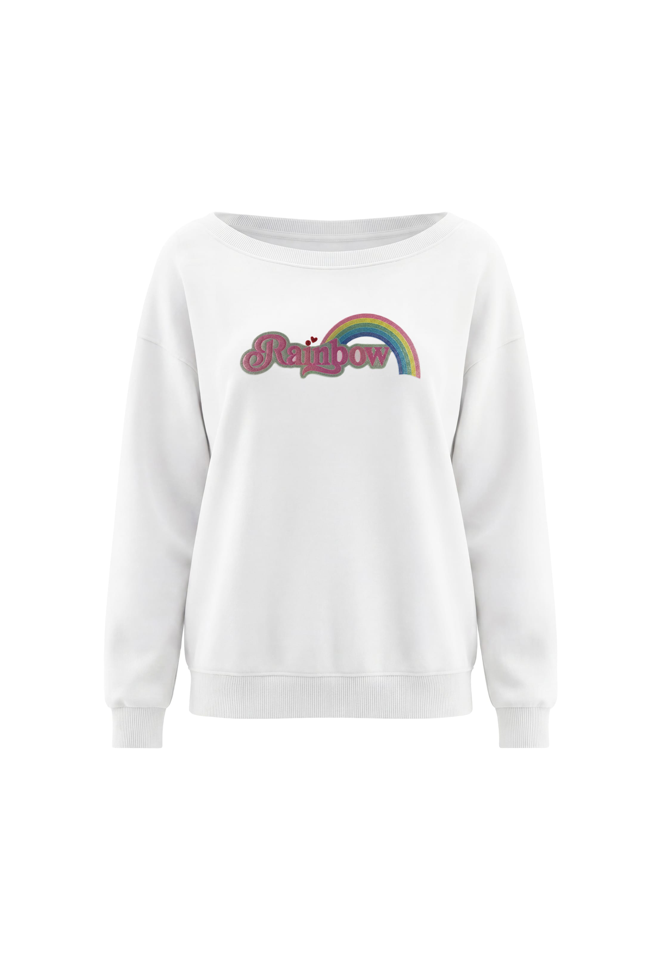 Sweat-shirt MYMO en blanc : devant