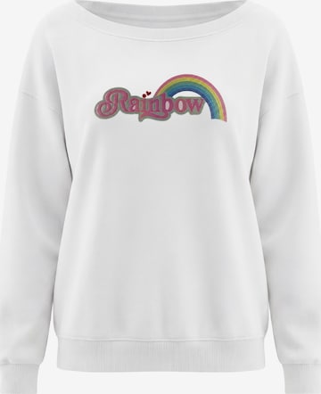 Sweat-shirt MYMO en blanc : devant