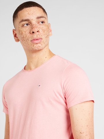 Tommy Jeans Тениска 'Jaspe' в розово