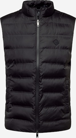 Gilet Hackett London en noir : devant