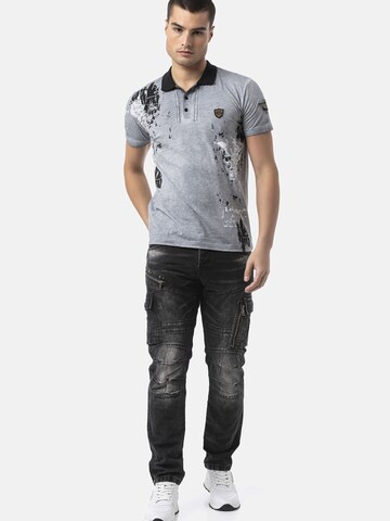CIPO & BAXX Shirt 'CT798' in Grey
