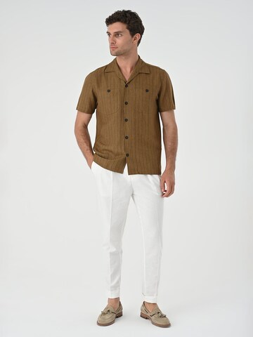 Antioch Regular fit Overhemd in Bruin