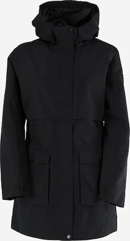 Veste fonctionnelle 'Zhuri' Fundango en noir : devant