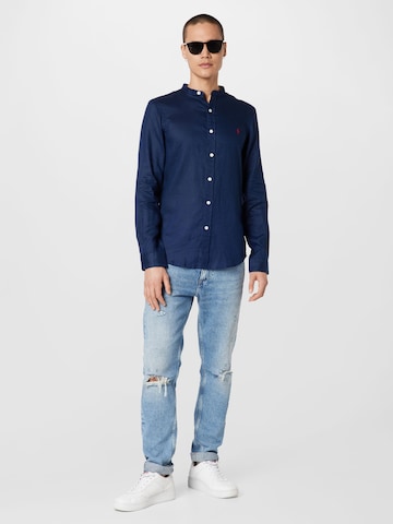 Polo Ralph Lauren Slim fit Overhemd in Blauw