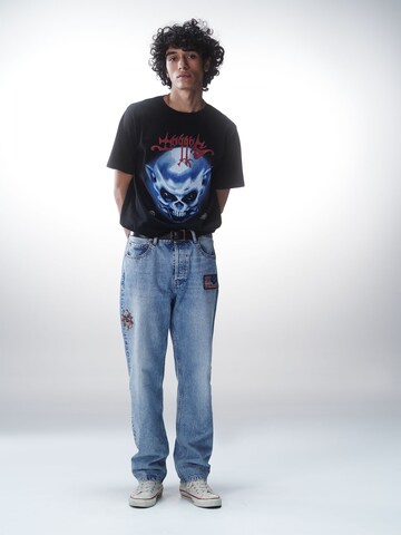 T-Shirt 'Sinan' Luka Sabbat for ABOUT YOU en noir