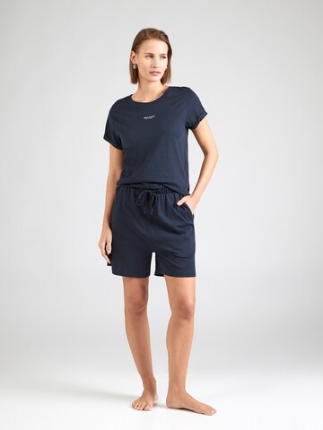 Marc O'Polo Пижама в синьо: отпред