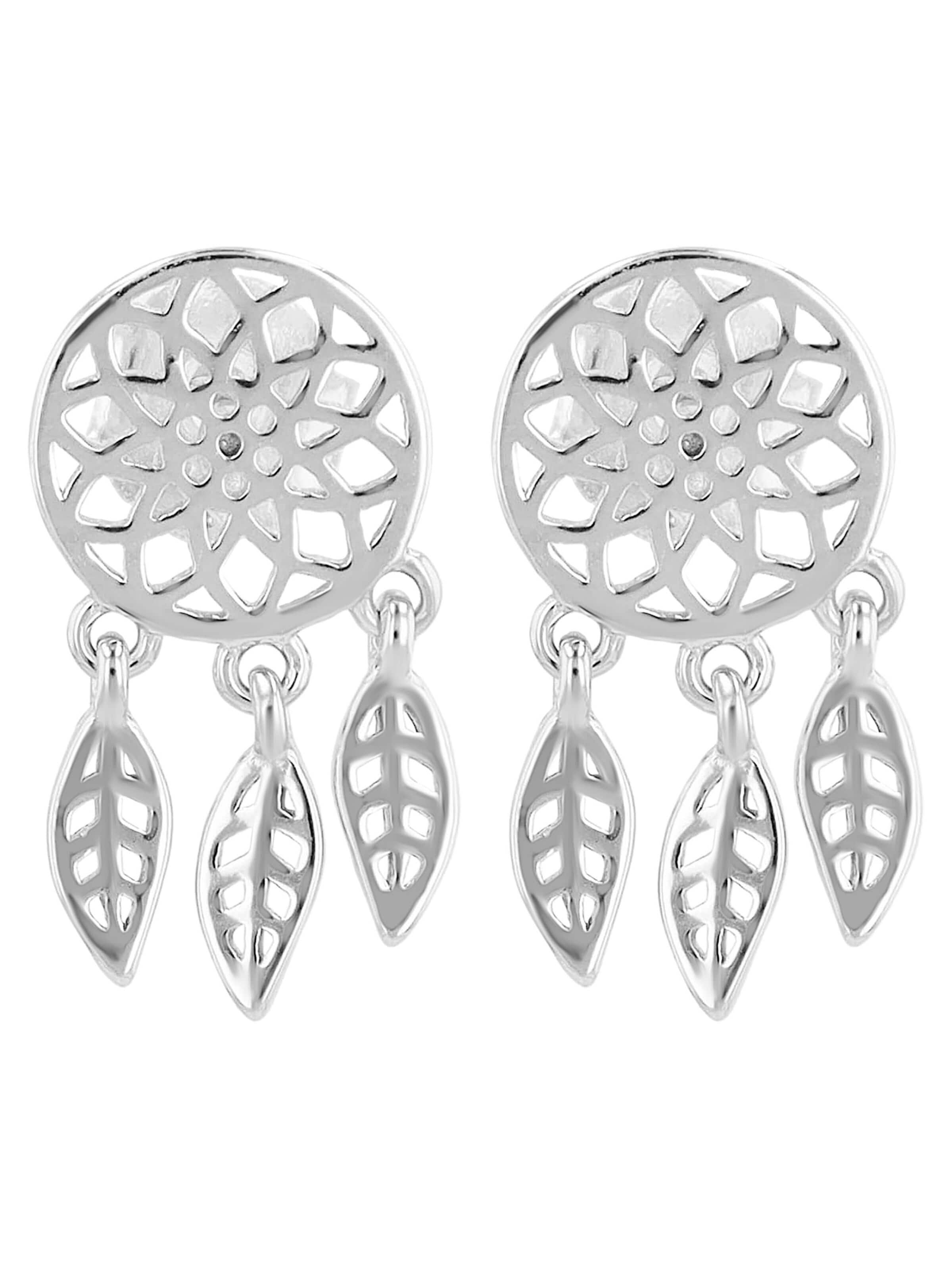 Akzent Earrings '"Weeko" aus 925 Sterlingsilber, hautverträglich' in Silver: front