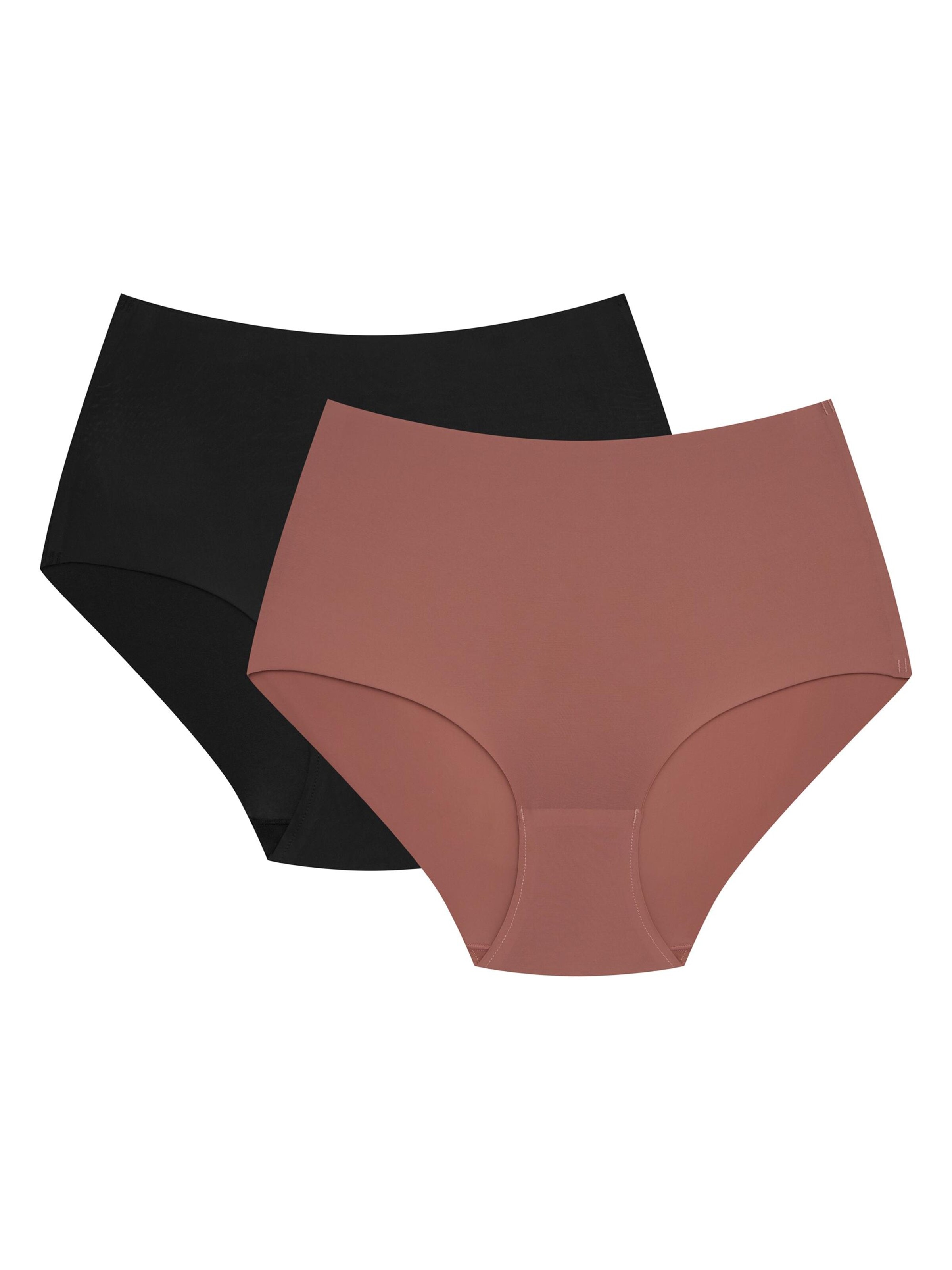Henderson Broekje 'Taillenslip Bump im 2er Pack, hohe Leibhöhe, nahtlos' in Gemengde kleuren: voorkant