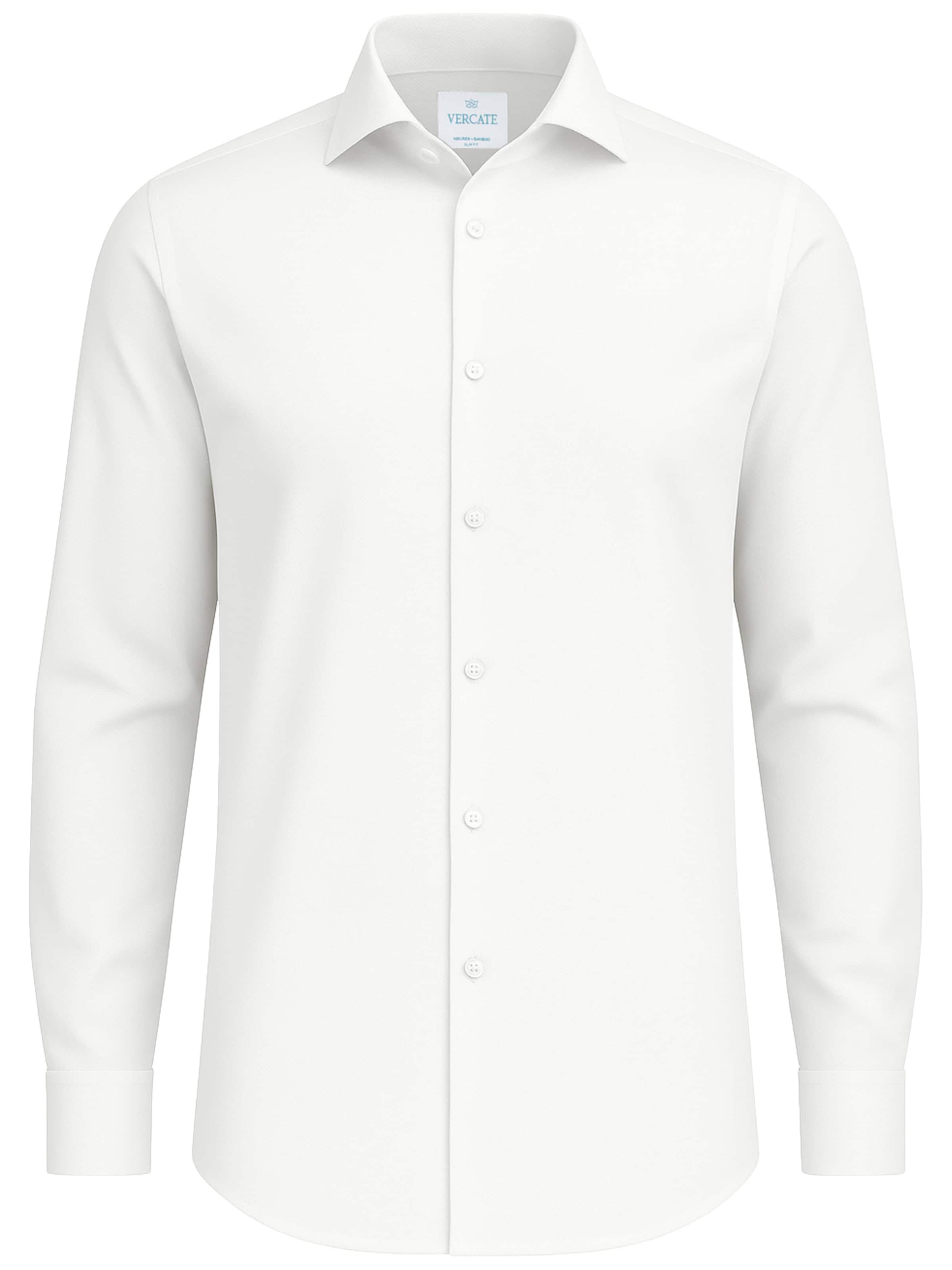 Regular fit Camicia business 'No. 29' di Vercate in bianco: frontale