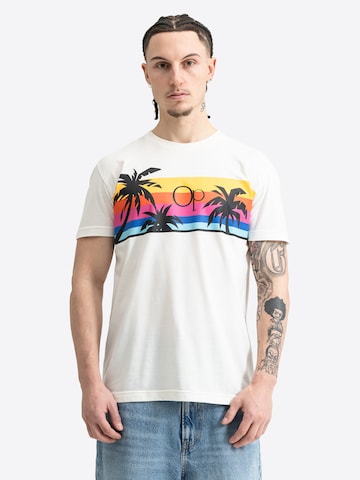Ocean Pacific Shirt 'Stocked' in Wit: voorkant