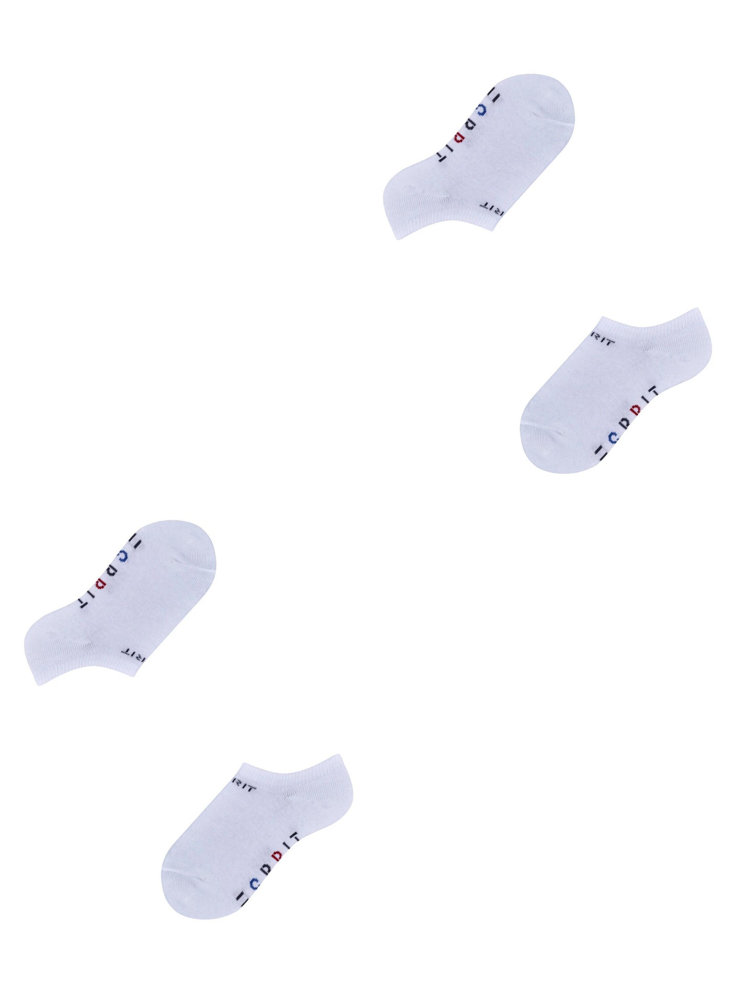 ESPRIT Socks 'Foot Logo 2-Pack' in White