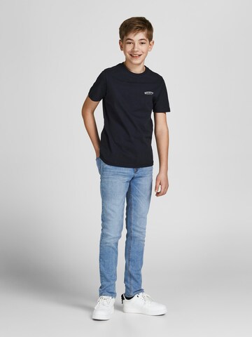 Jack & Jones Junior Úzky strih Džínsy 'Glenn' - Modrá