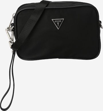 GUESS - Bolso de hombro en negro: frente