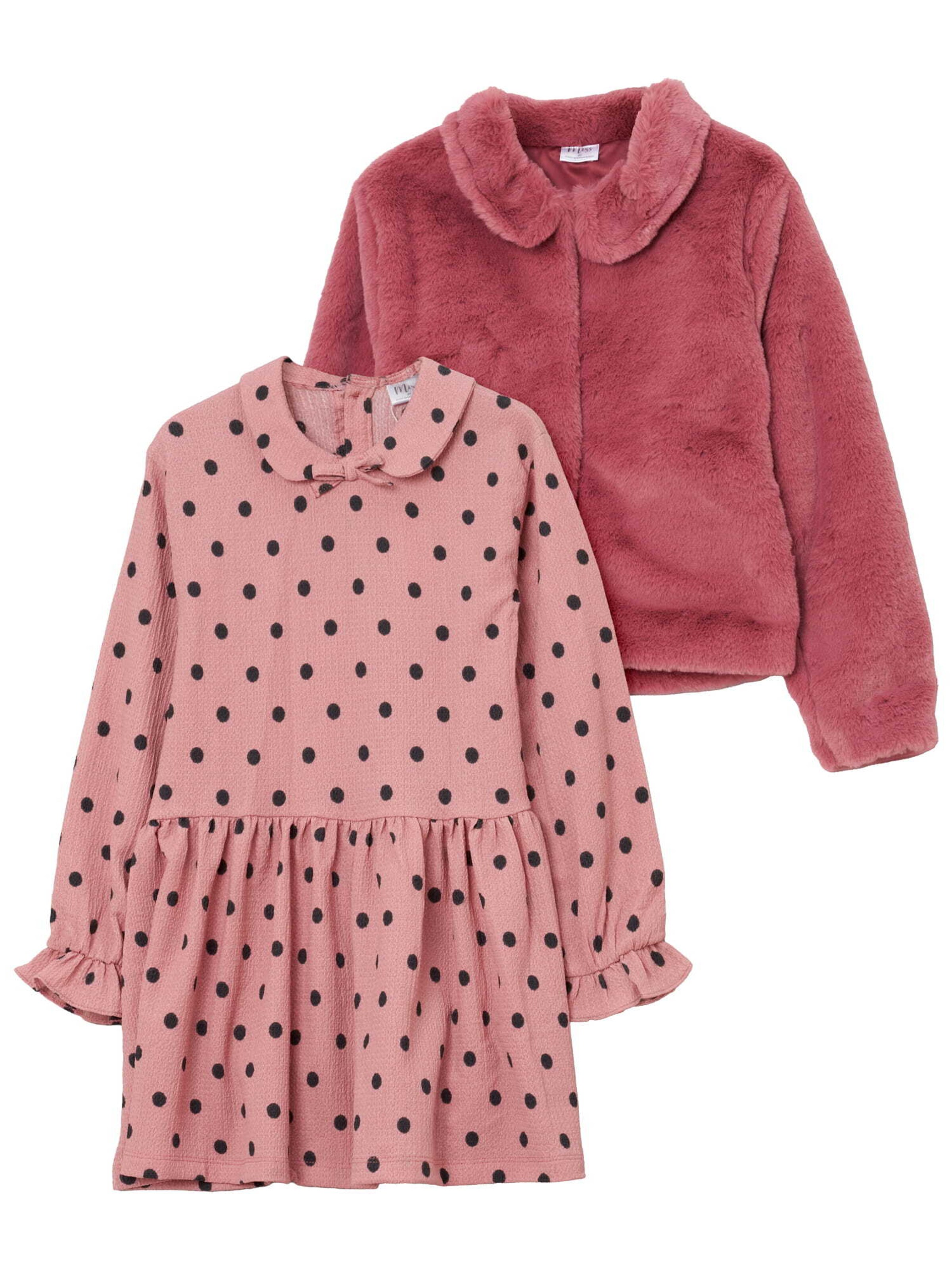 Miss Set 'Punkte' in Pink: front