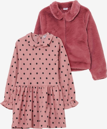 Miss Set 'Punkte' in Pink: front