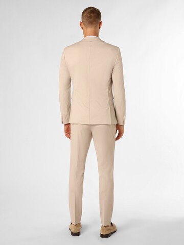 Finshley & Harding London Slimfit Anzug in Beige
