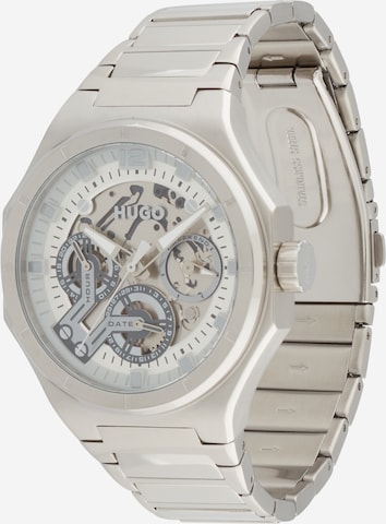 HUGOAnalogni sat '#GRAIL SKELETON' - srebro boja: prednji dio