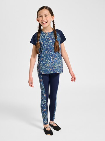 T-Shirt fonctionnel 'Mix' Hummel en bleu
