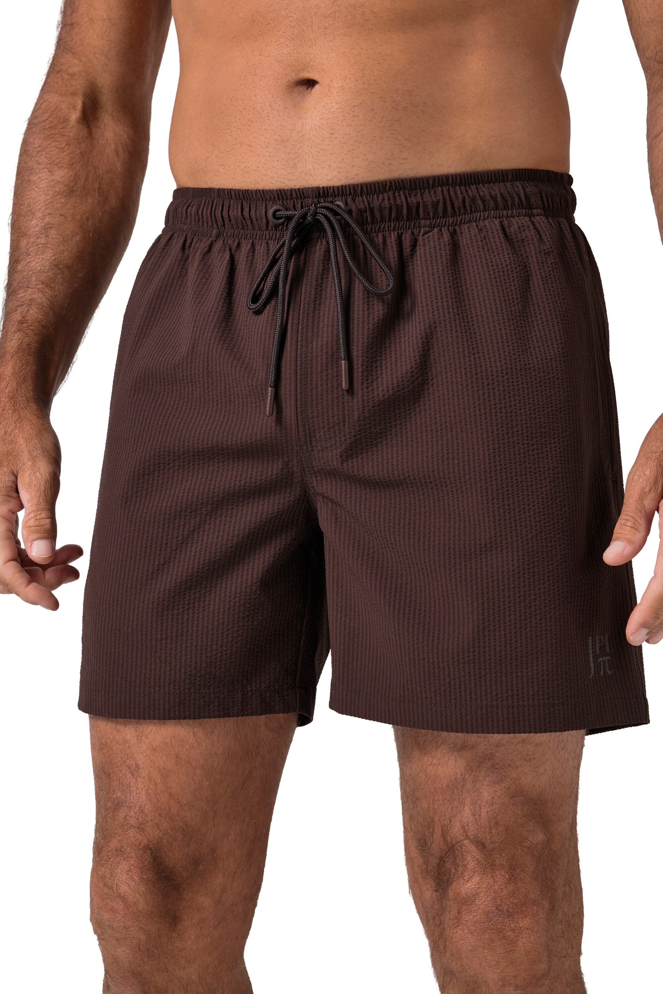 JAY-PI Swimming shorts in Brown: front