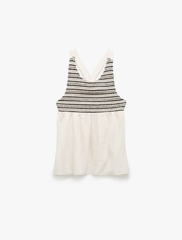 Koton Blusentop in Weiß