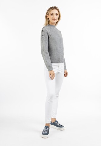 DreiMaster Maritim Pullover in Grau