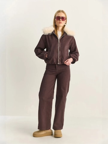 Veste mi-saison 'Jacken' Bianco Lucci en marron