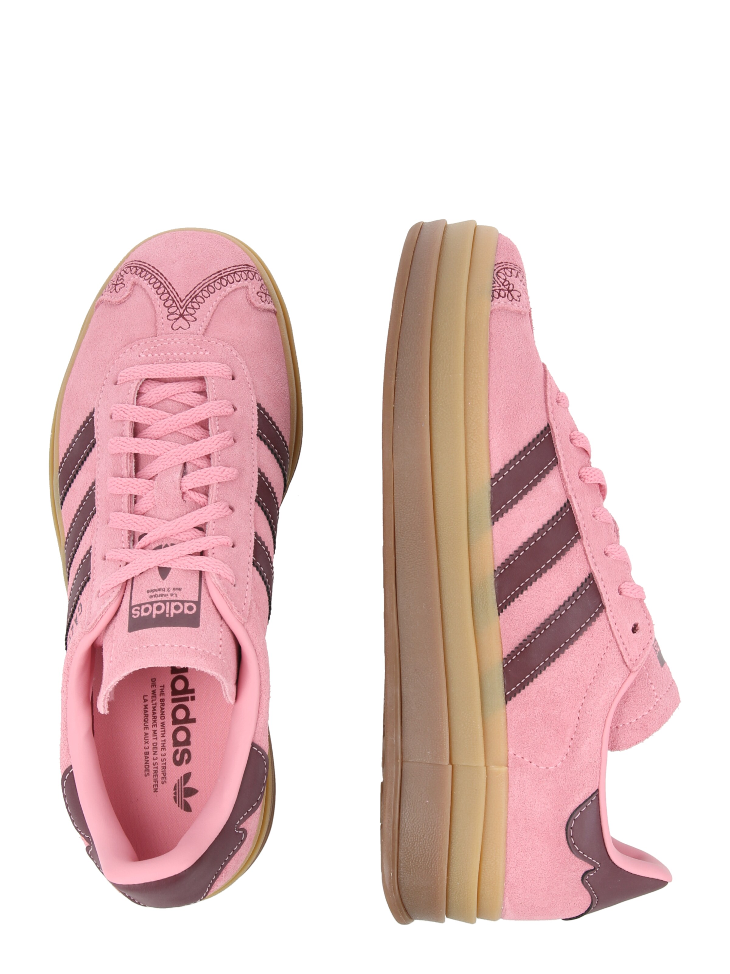 Baskets basses 'GAZELLE' ADIDAS ORIGINALS en rose