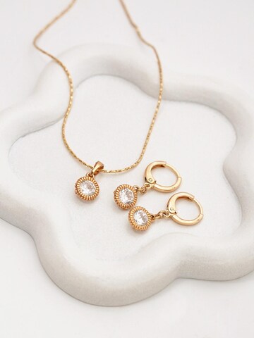 Secret Stones Jewelry Set 'Radiant Grace AB' in Gold: front