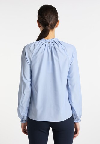 DreiMaster Klassik Bluse in Blau