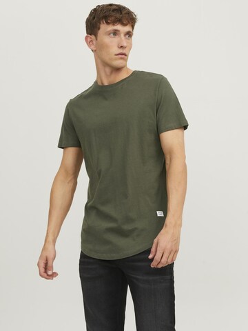 JACK & JONES Regular fit Póló 'Noa' - zöld: elől