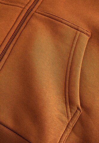 PEAK PERFORMANCE Zip-Up Hoodie in Bronze