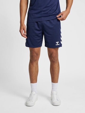 Hummel Regular Sports trousers 'Core 2.0' in Blue: front