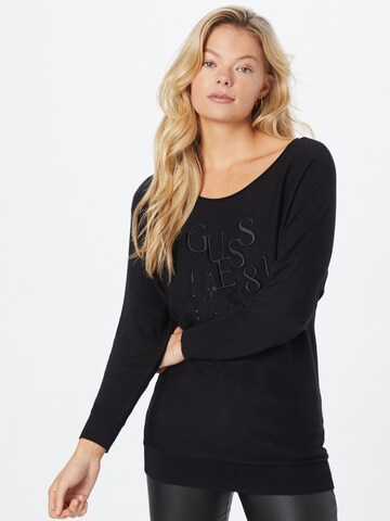 Pulover 'Carole' de la GUESS pe negru: față