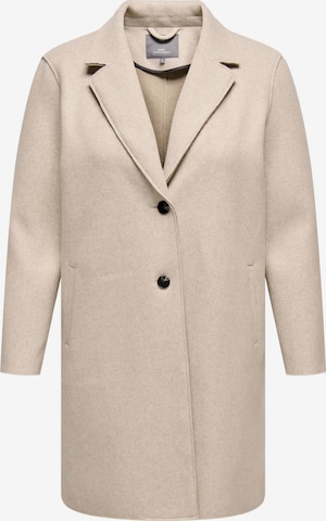 ONLY Carmakoma Between-seasons coat 'CARCarrie' in Beige: front