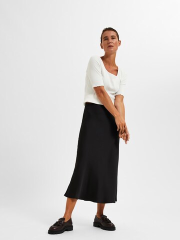 SELECTED FEMME Rok 'Lena' in Zwart