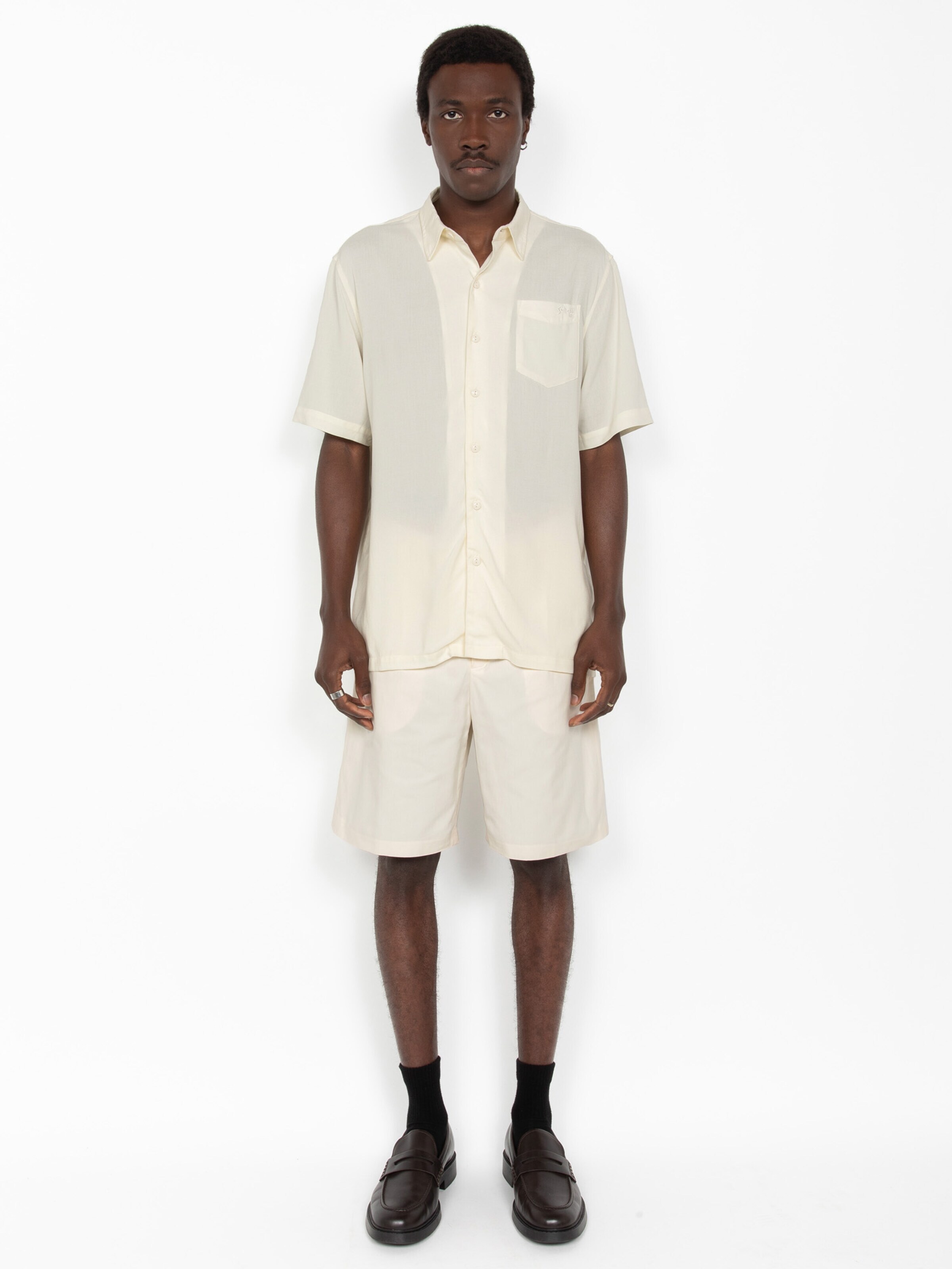 Schott NYC Shirt in White