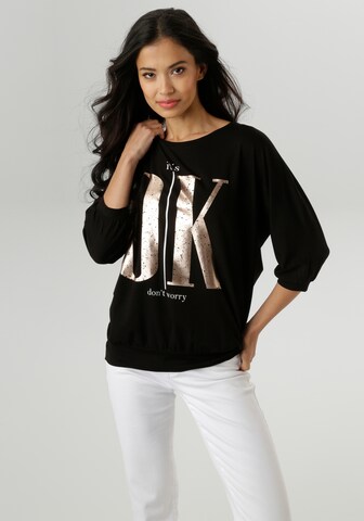 Aniston SELECTED Shirt in Black: front