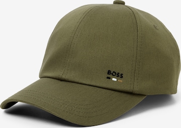 BOSS Cap 'Zed' in Green: front