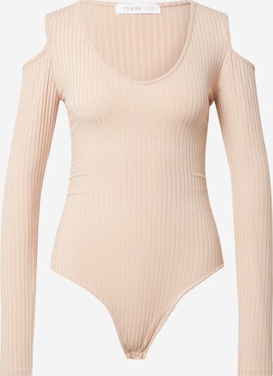 Tricou body 'FERN' Femme Luxe pe maro cappuccino, Vizualizare produs