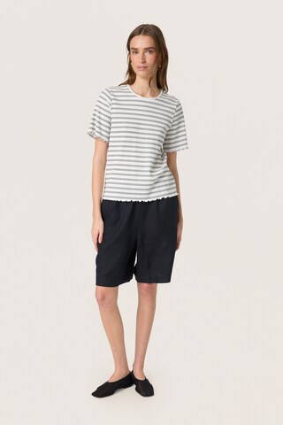 T-shirt 'SLEleanora' SOAKED IN LUXURY en gris
