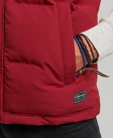 Superdry Vest 'Everest' in Red
